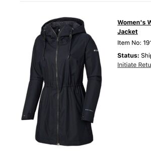 Womens Columbia Westbrook waterproof jacket  XS
